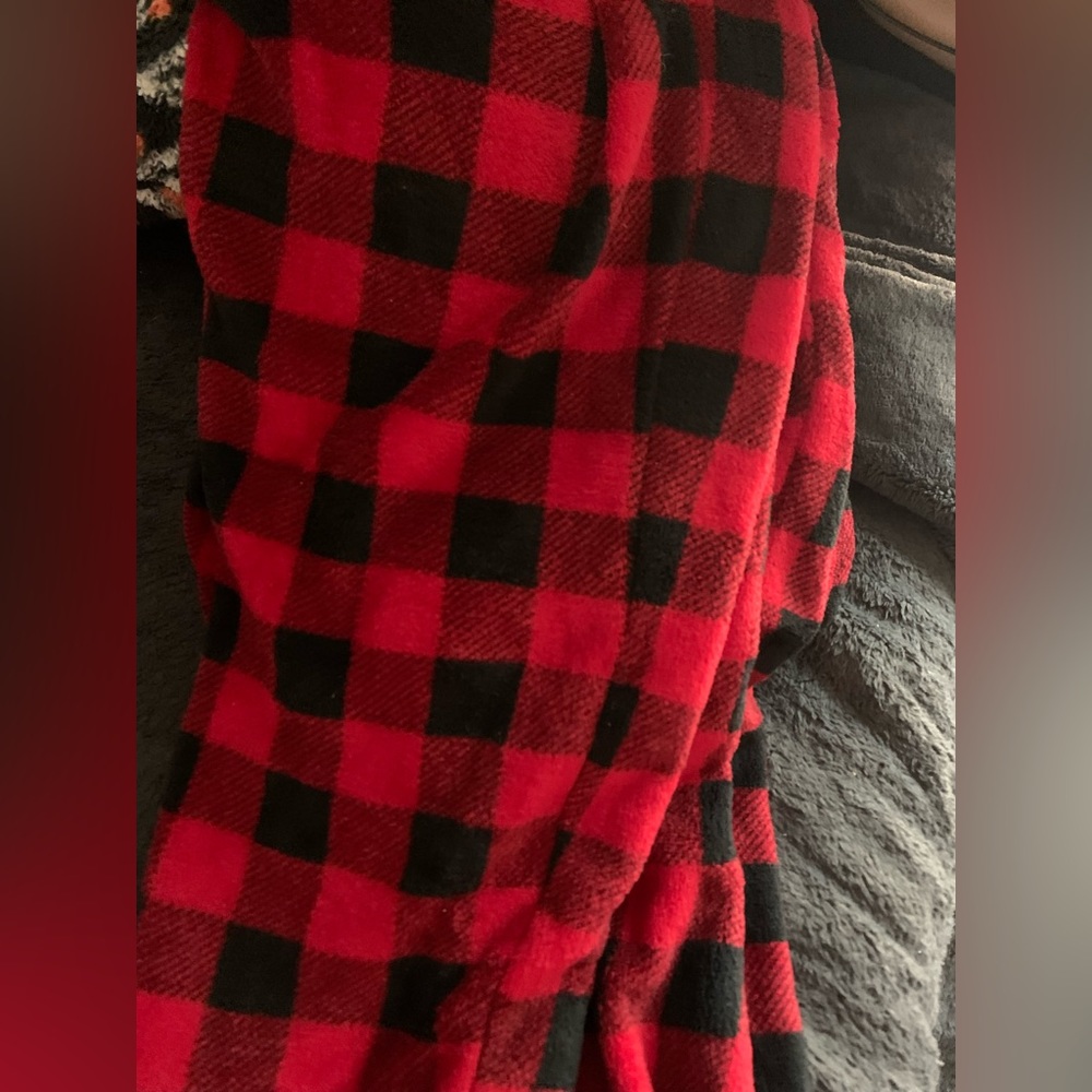 Forever 21 plaid hooded pajama jumpsuit - Picture 4 of 5